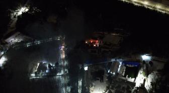 TRT'nin film platosunda yangın paniği: Çok sayıda ekip sevk edildi