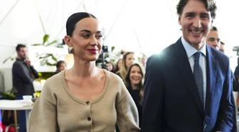 Katy Perry ve Justin Trudeau Davos'ta el ele