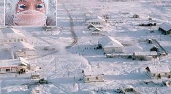 Dünyanın en soğuk yeri Oymyakon'da eksi 71'de yaşam mücadelesi