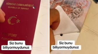 Bu gerçek olabilir mi? Pasaportunun arkasını yırttı, gördüğü karşısında şoke oldu