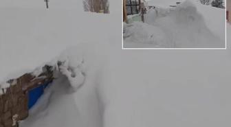 Ne Kamçatka, ne Alaska! Bina boyu kar yağdı