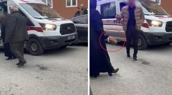 Müdahale sırasında gerilim çıktı: Hasta ambulans yerine taksiyle götürüldü