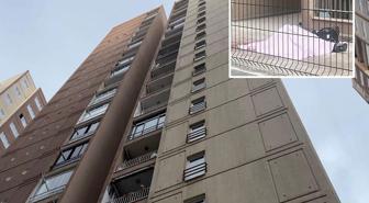 Kiralamak için gittiği 17. kattaki boş dairenin balkonundan atladı