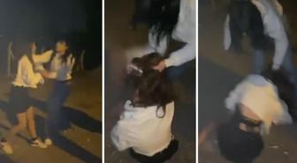 Gençlik nereye gidiyor? Sokak ortasında kaydedilen görüntüye bakın