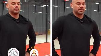 Wesley Sneijder'in sorulan soruya verdiği yanıt Galatasaray taraftarını kızdırdı