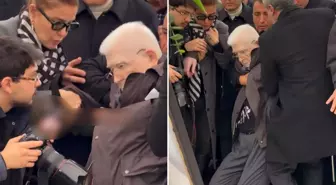 Haldun Dormen'in cenazesinde korkutan anlar! İzzet Günay bayıldı