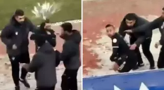 Amedsporlu Dia Saba'ya kartopu atıldı, sinirden çıldırdı