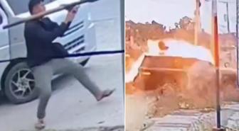 Belediye başkanının makam aracına roketatarlı saldırı