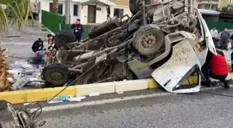 İnşaat işçilerini taşıyan kamyonet devrildi: 2 ölü, 1 ağır yaralı