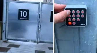 Kapı şifresi bomba! Elini kolunu sallayarak stada girdi