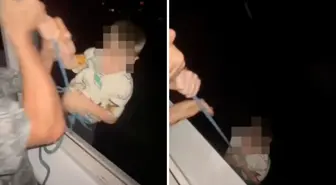 Alkollü baba dehşeti: Küçük çocuğunu ipe bağlayıp 7. kattan aşağı sarkıttı