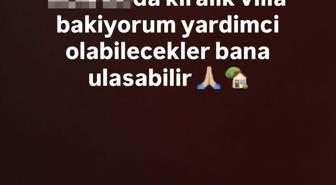 Konyasporlu Blaz Kramer, sosyal medya hesabından villa aradığını duyurdu