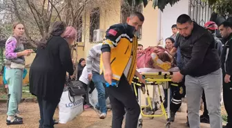 Ayaklarının altındaki foseptik kapağı kırıldı, ölümden döndü