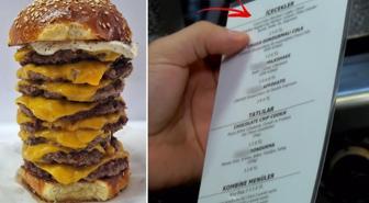 Herkes bu hamburgerciyi konuşuyor! Yarım litrelik suya istedikleri fiyata bakın