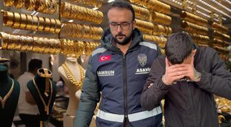 Vitrin camını kırıp çaldı, altın sandığı bilezikler bambaşka çıktı