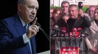 Cumhurbaşkanı Erdoğan'dan Özel'in bu görüntüsüne sert tepki: Utanmadan mikrofon tokatlıyorlar
