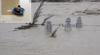 İki ilimizi sel vurdu! Mezarları su bastı, dereler taştı