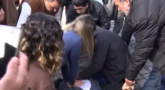 Gaziantep'te kalbi duran yaşlı adama yoldan geçen vatandaşlar kalp masajı yaptı