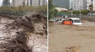 Sele teslim olan Mersin'den korkutan görüntüler