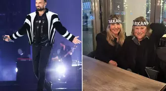 Güler Sabancı da Tarkan hayranı, konsere bandanası ile katıldı