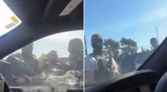 ABD'de şiddet bitmiyor! Arabanın camını kırarak gözaltına aldılar