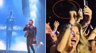 Tarkan'ın terli havlusunu alan hayranı mutluluktan çığlık attı