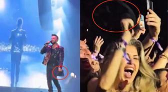 Tarkan'ın terli havlusunu alan hayranı mutluluktan çığlık attı