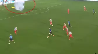 Sahaya bomba atıp kaleciyi yaraladı! Kendi de kabusu yaşadı