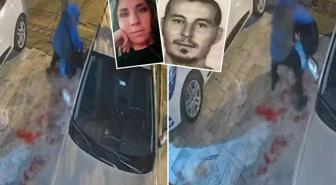 Kamera cinayet anını saniye saniye kaydetti! Kadının çığlıkları kan dondurdu