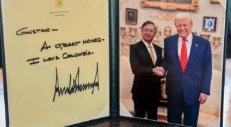 Tehditler yerini dostluğa bıraktı: Trump ve Petro'dan Beyaz Saray'da dostluk gösterisi