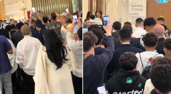 AVM'ye giden ünlü ismin zor anları! Neredeyse eziliyordu