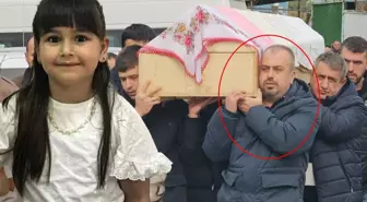 Bu acıya yürek dayanmaz! 7 yaşındaki kızının tabutunu güçlükle taşıdı