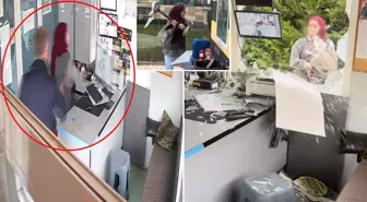 Yeni görüntüler ortaya çıktı! 'Taksi beni sevmiyor' dedi, durağı talan etti