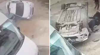 Çocuk sürücünün kullandığı otomobil, 3 araca çarpıp takla attı! Çok sayıda yaralı var