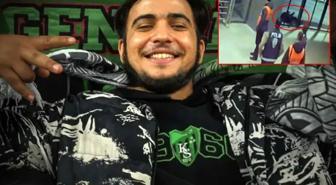 Genç taraftarın tribünden düştüğü anlar kamerada