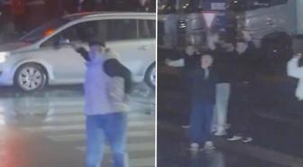 Trabzonspor otobüsüne saldırı anı ortaya çıktı: Yol kenarında pusu kurmuşlar