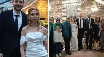 Alman damadın bayrak hassasiyeti! Davetlileri bakın nasıl karşıladı