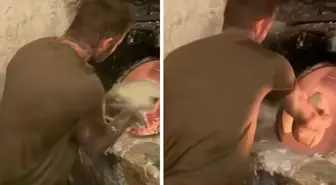 Dünyaca ünlü isim kebapçıda tandır ekmeği pişirdi