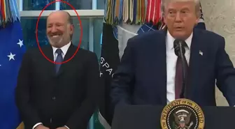 Olay görüntü! Trump'ı sus pus eden soru, bakanı gülme krizine soktu