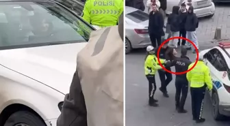 Direksiyonda dans etti, gözaltına alınırken ortalığı karıştırdı