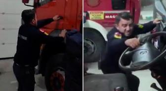 'Anam anam benim evim' diyerek koşan itfaiyeci hayatının şokunu yaşadı