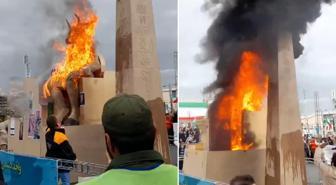 Komşu ülkede kaydedilen görüntü dünya gündemine bomba gibi düştü