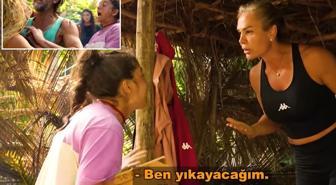 Survivor'da Nagihan, Seren Ay'ı hastanelik etti