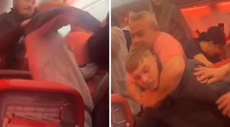 Türkiye'den havalanan uçakta ortalık savaş alanına döndü