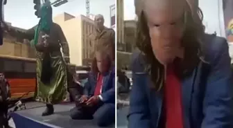 İran'da Trump'ı kızdıracak mizansen: Sahneye çıkarıp başını kestiler
