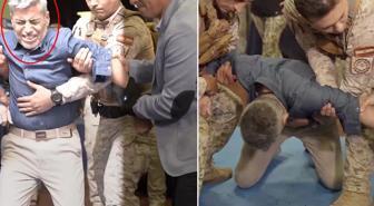 Bakana canlı yayında elektroşok! Acılar içinde yere devrildi