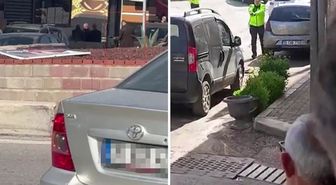 Şehrin ortasında korku dolu anlar