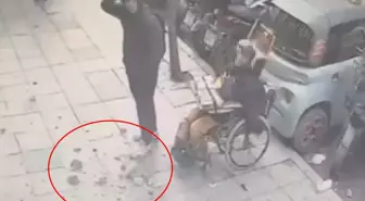 Resmen başlarına taş yağdı