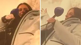 Canlı yayına alkollü çıkan muhabir ortalığı birbirine kattı