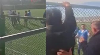 Böyle maç görülmedi! Son düdük çaldı saha içi savaş alanına döndü